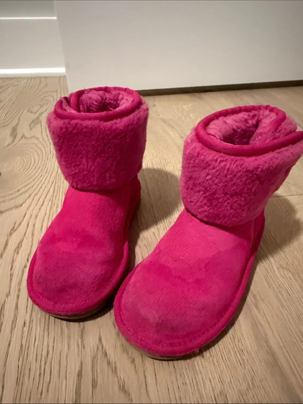 UGG Kids Fold-Down Boot - Hot Pink